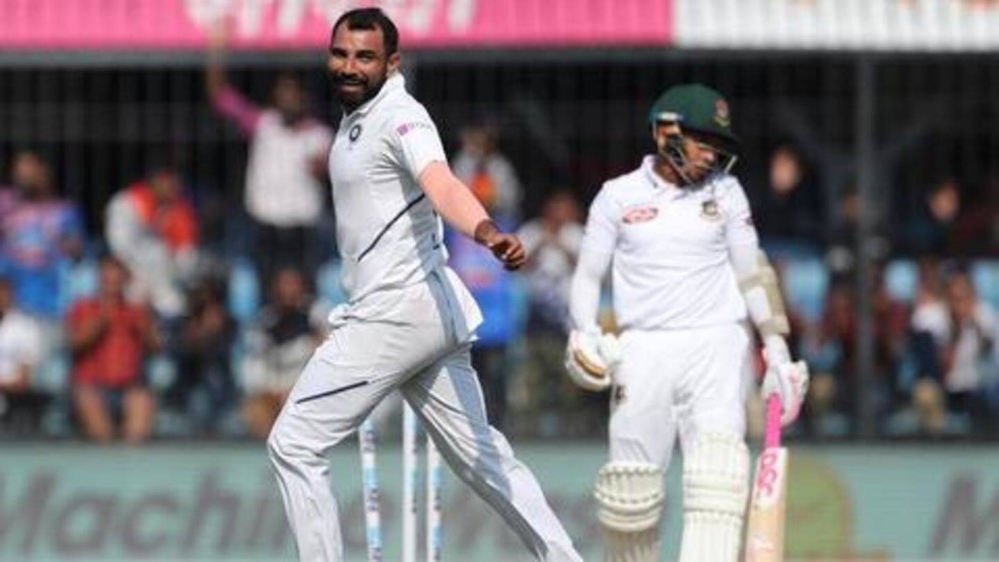 Shami made tremendous impact in the opening Test against Bangladesh Shami made tremendous impact in the opening Test against Bangladesh