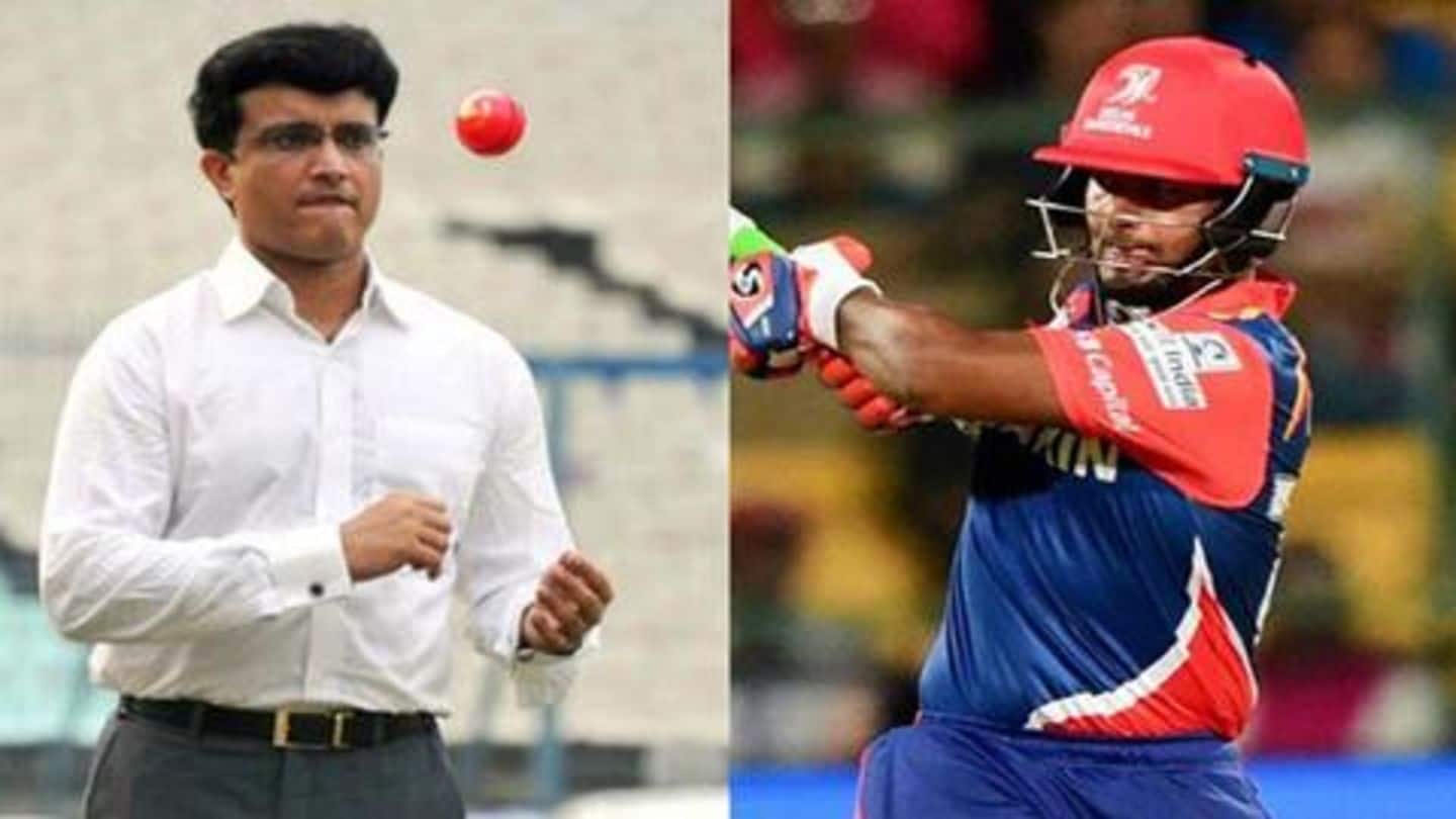Here's why Sourav Ganguly continues to back Rishabh Pant