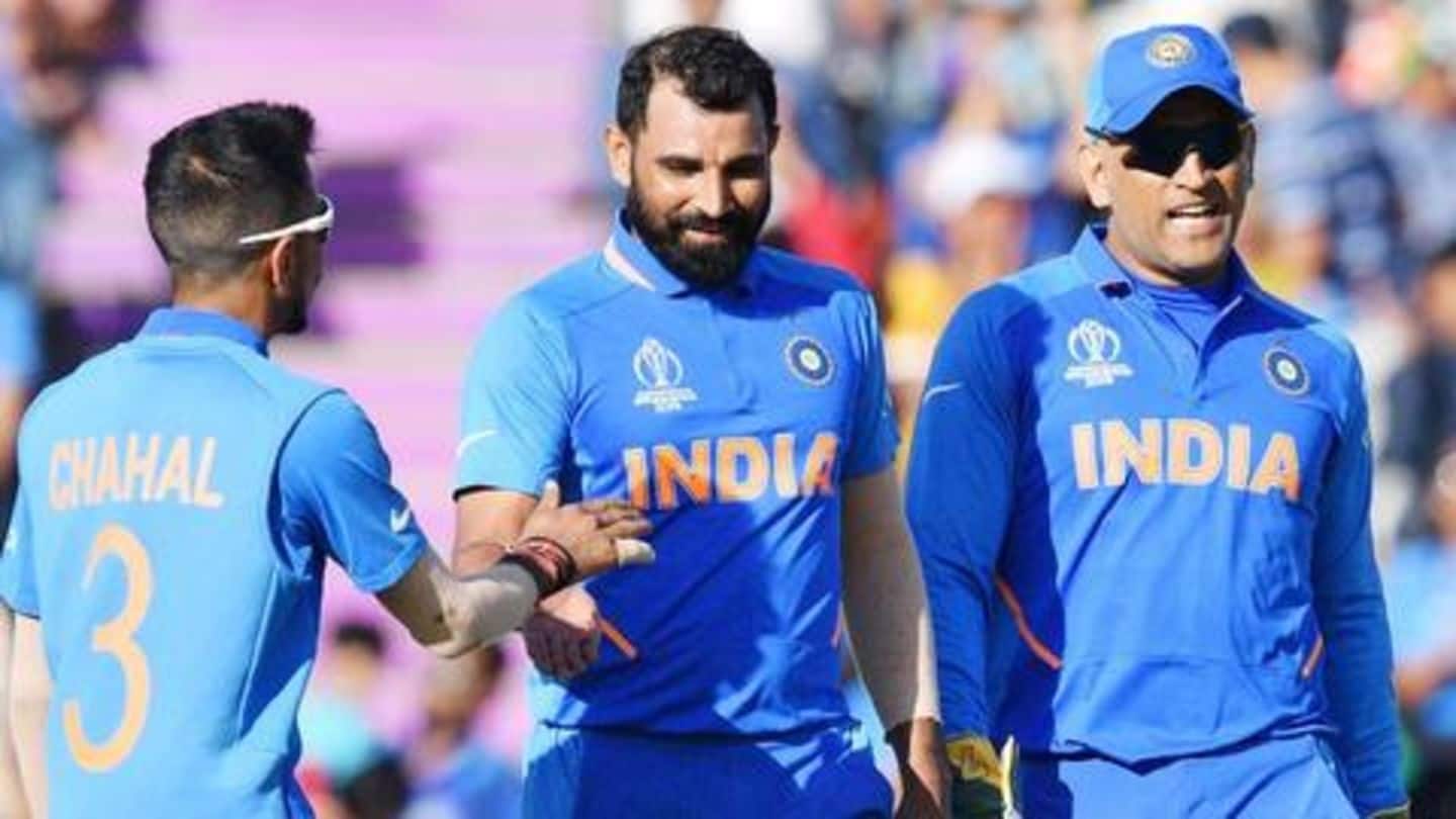 Shami reveals Dhoni's suggestion prior to the hat-trick ball Shami reveals Dhoni's suggestion prior to the hat-trick ball