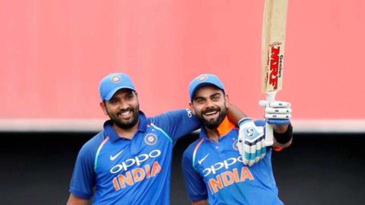 Virat Kohli and Rohit Sharma dominate world cricket Virat Kohli and Rohit Sharma dominate world cricket