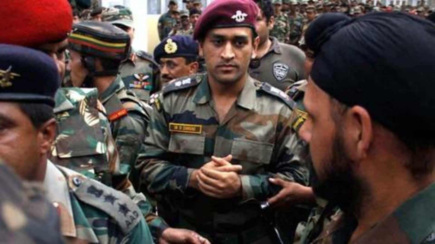 Dhoni decided to take a break to serve army Dhoni decided to take a break to serve army