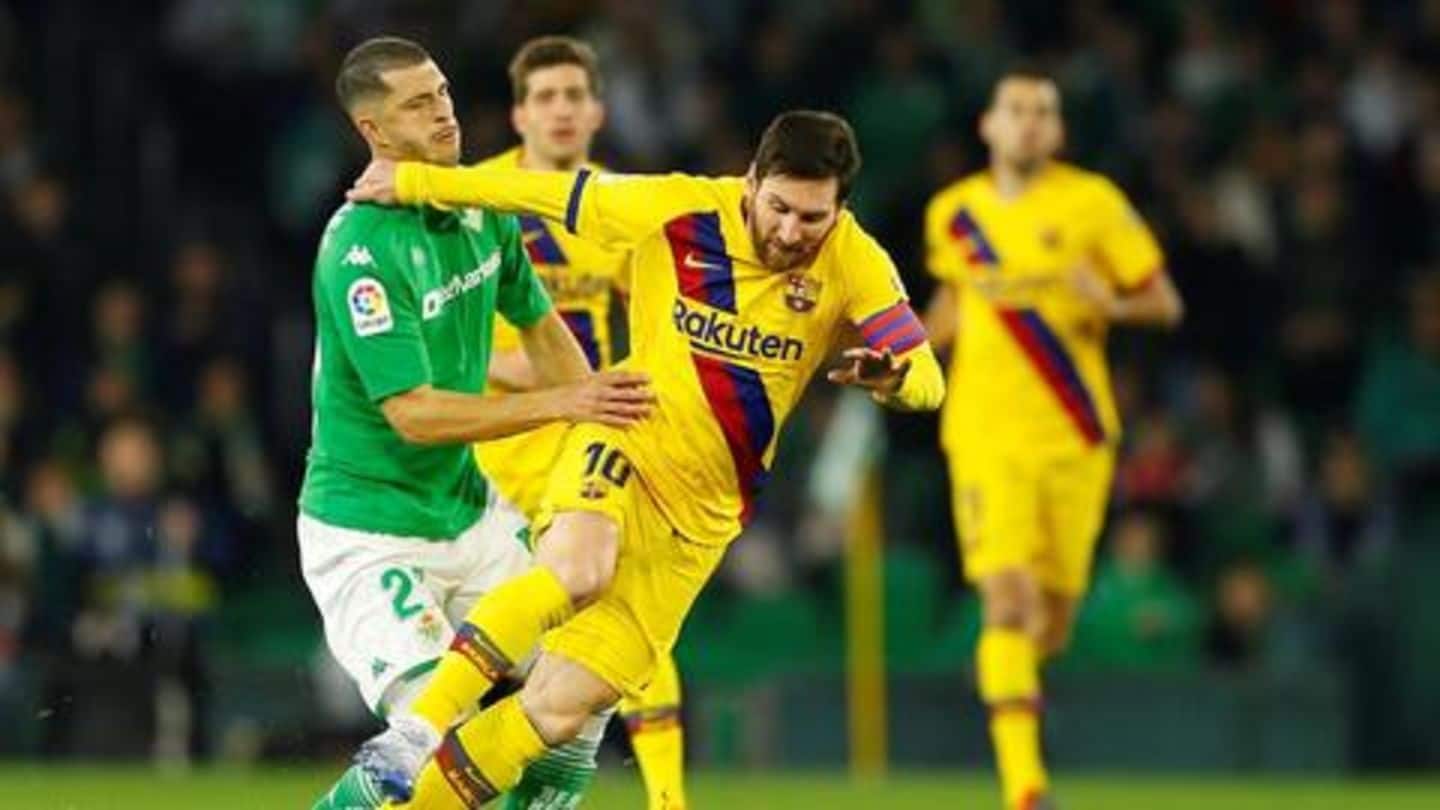 Lionel Messi's assists hand Barcelona win over Real Betis