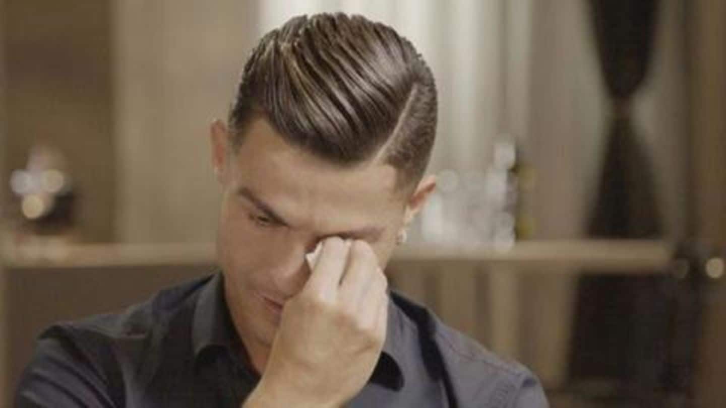Cristiano Ronaldo was in tears during an interview: Here's why