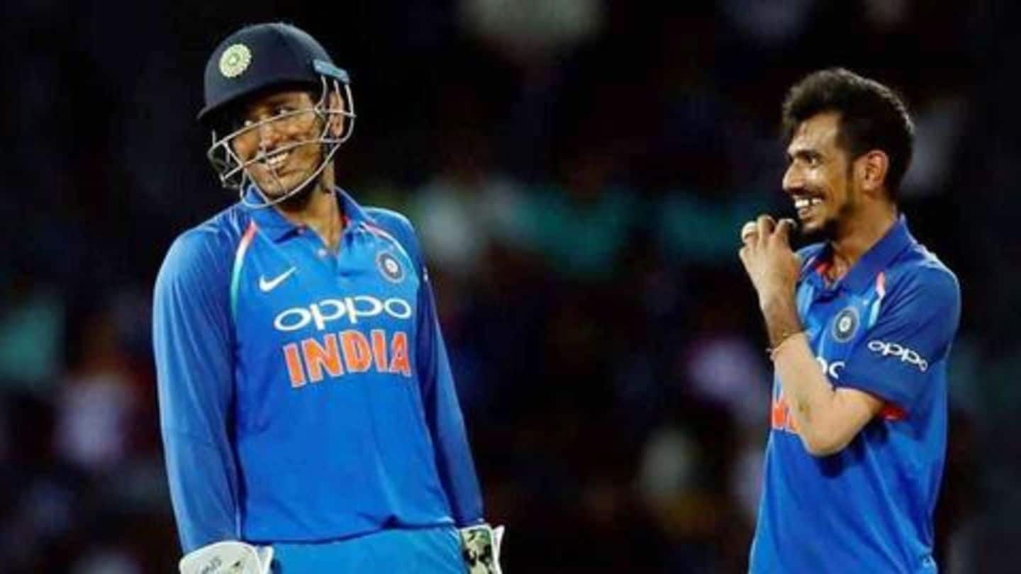 No one sits on Dhoni's seat in team bus: Chahal