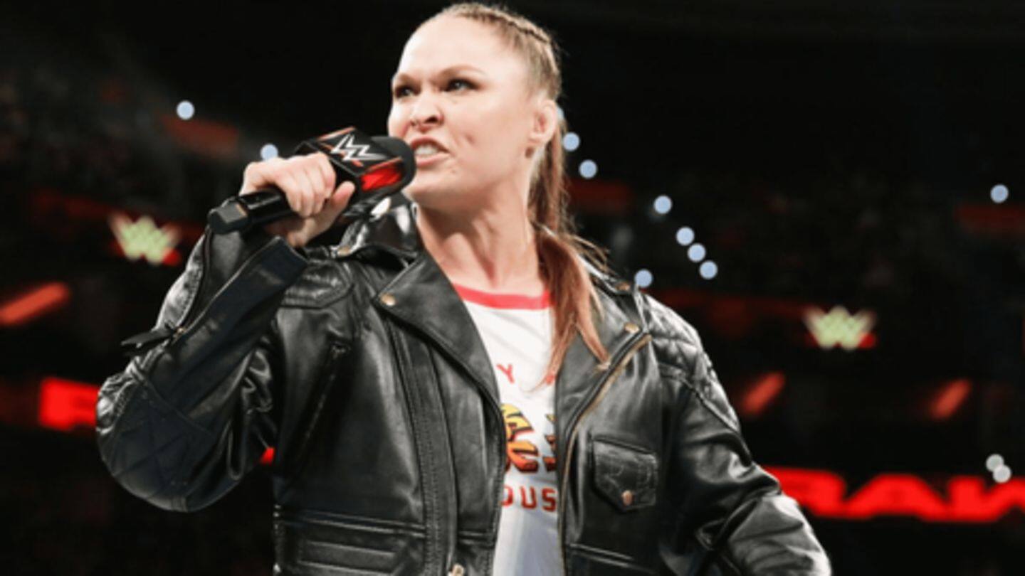 Ronda Rousey's absence was a surprise Ronda Rousey's absence was a surprise