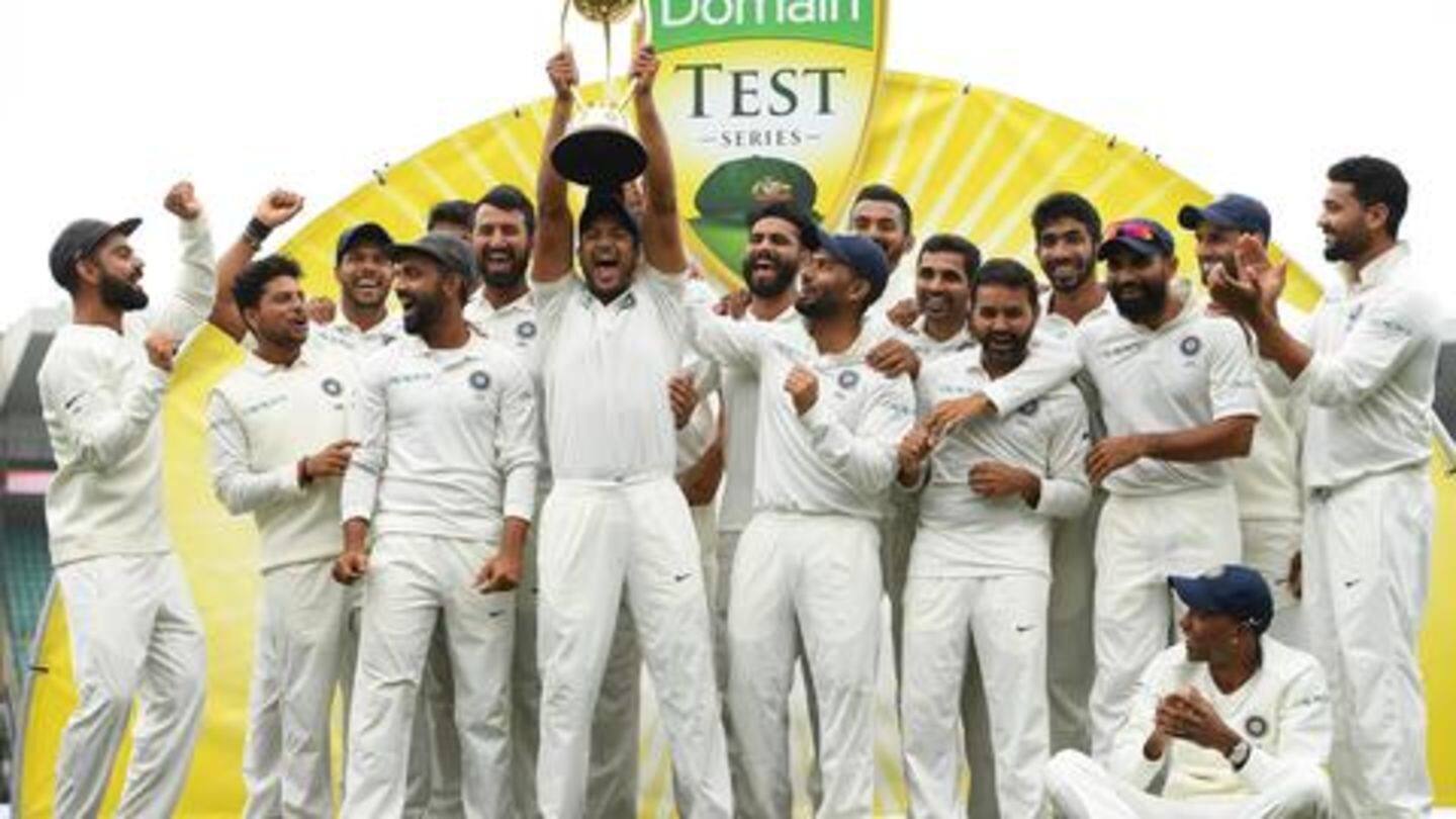 India won historic first-ever Test series in Australia under Shastri India won historic first-ever Test series in Australia under Shastri