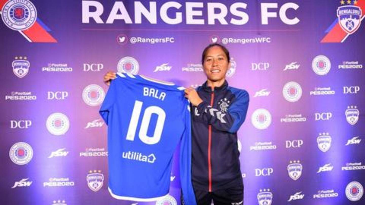 Bala signs three-year contract with Rangers Bala signs three-year contract with Rangers