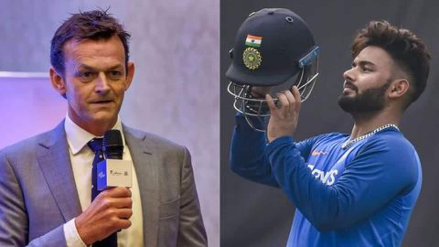 Adam Gilchrist comes up with priceless advise for Rishabh Pant | NewsBytes