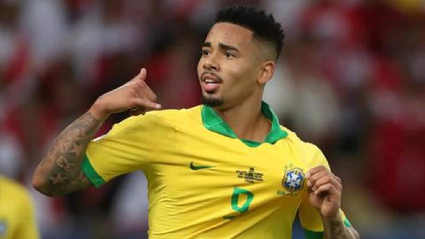 Gabriel Jesus fined $30,000 for Copa America outburst: Details here