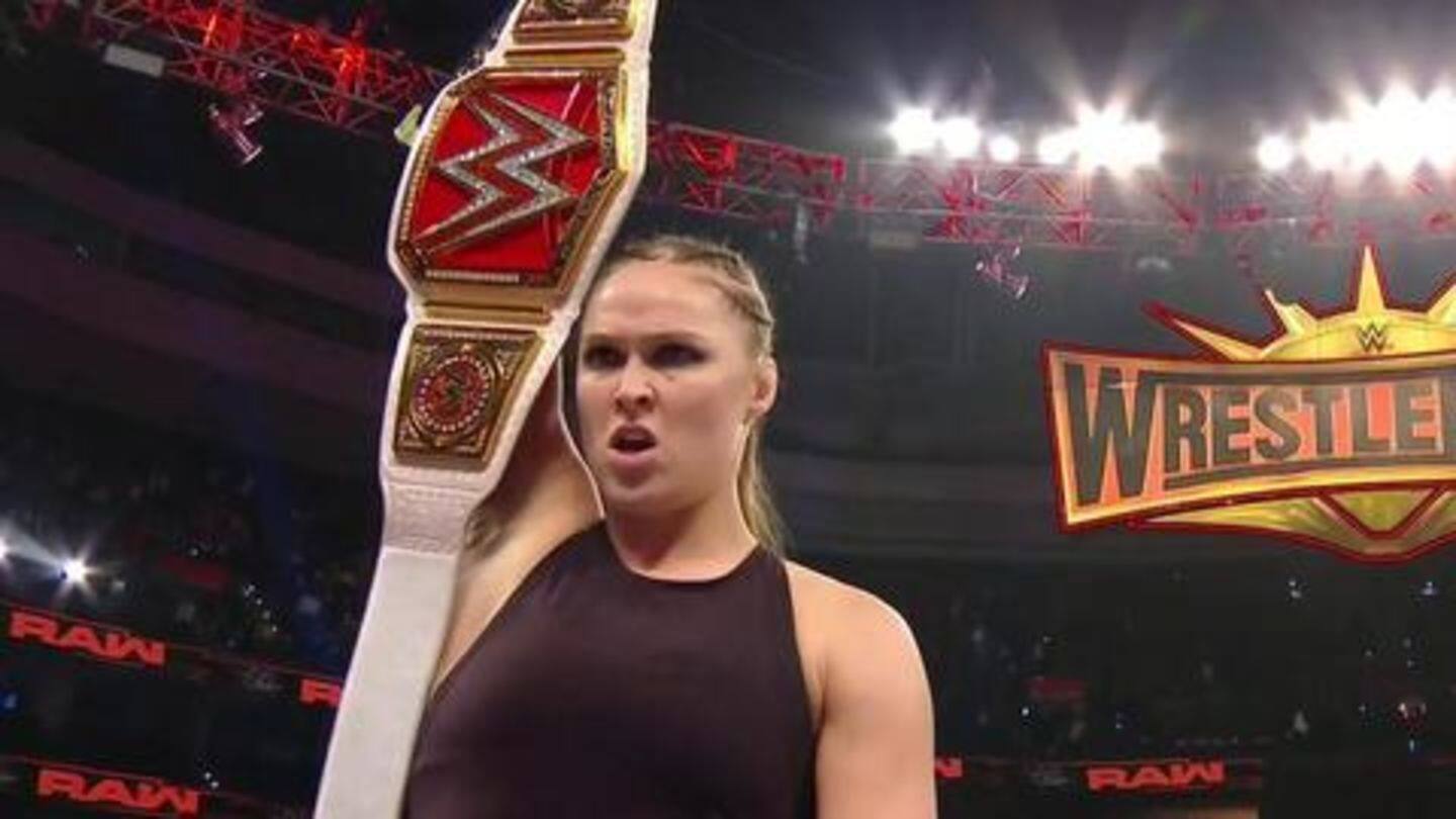 Ronda loves WWE, but likes working her way Ronda loves WWE, but likes working her way