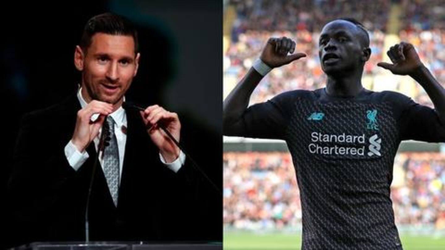 Messi baffled by Mane finishing fifth Messi baffled by Mane finishing fifth