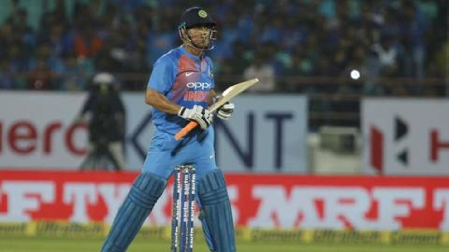 Dhoni yet to play for India following World Cup ouster Dhoni yet to play for India following World Cup ouster