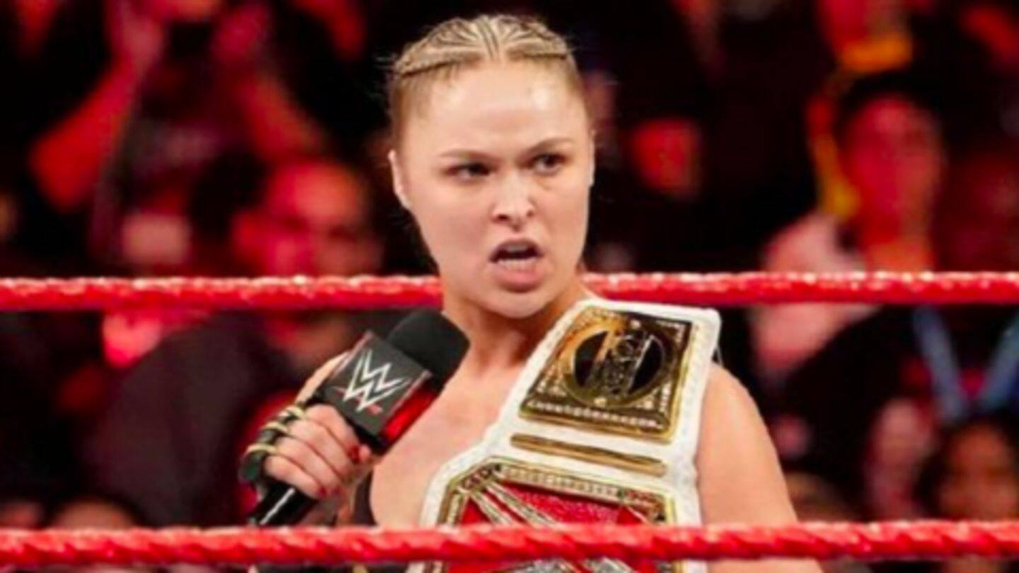Is this all an act, or is Ronda going off-script? Is this all an act, or is Ronda going off-script?