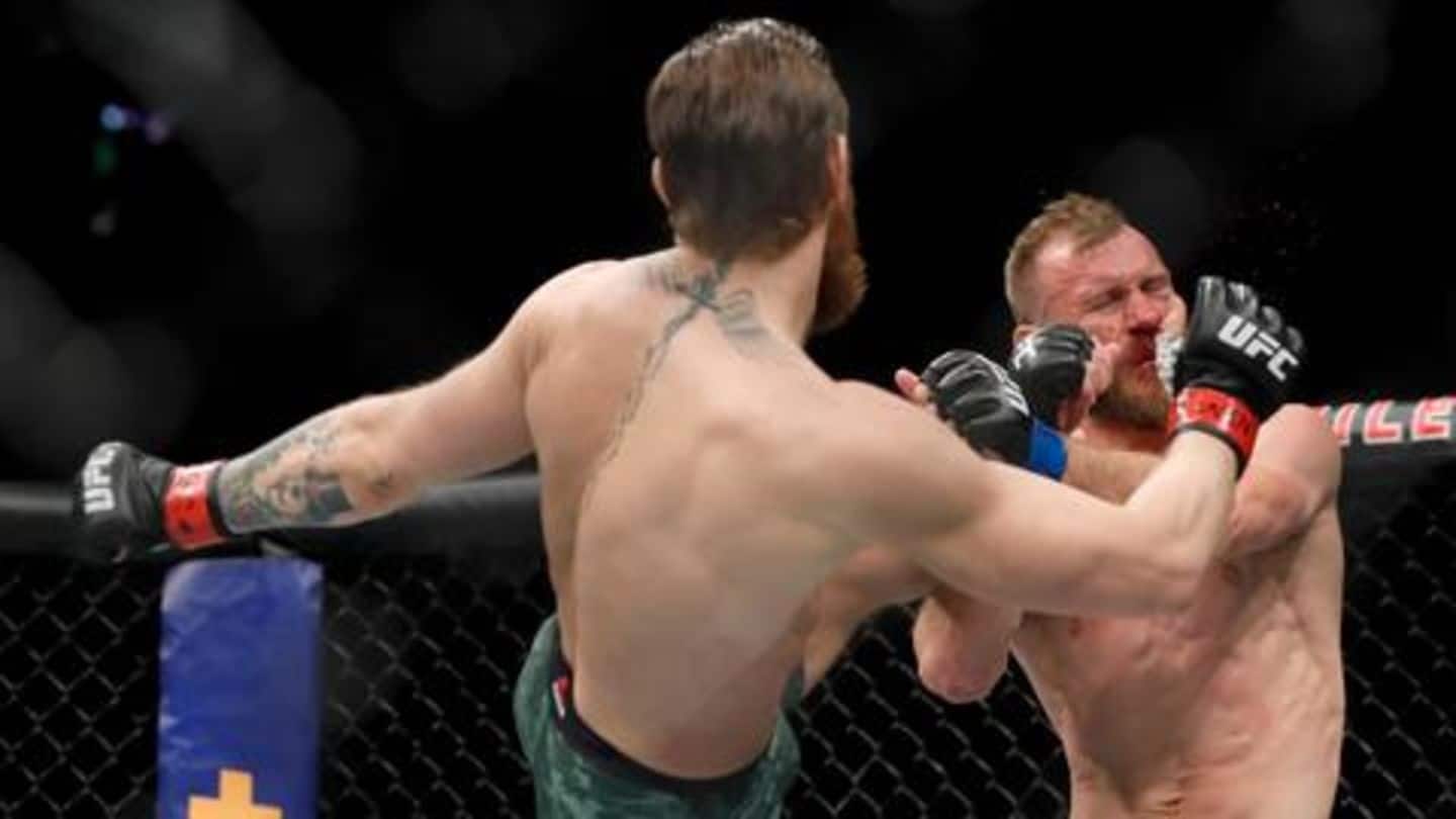 Conor McGregor knocks out Donald Cerrone in 40 seconds