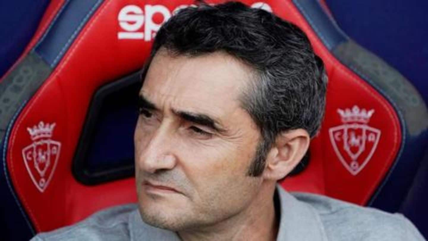 Here's what Ernesto Valverde felt about Barcelona post Osasuna draw