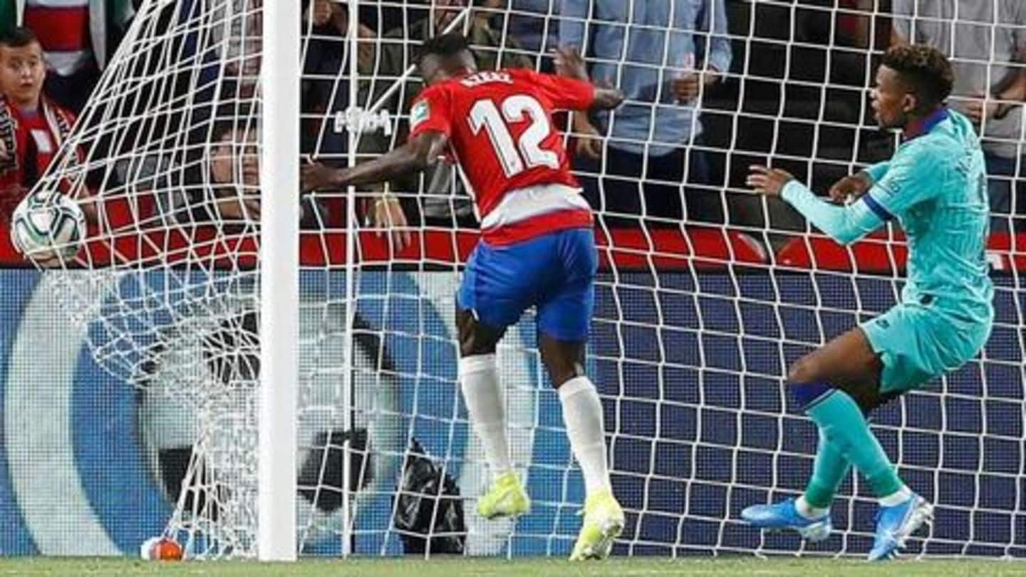 Ramon Azeez puts Granada ahead in 2 minutes Ramon Azeez puts Granada ahead in 2 minutes