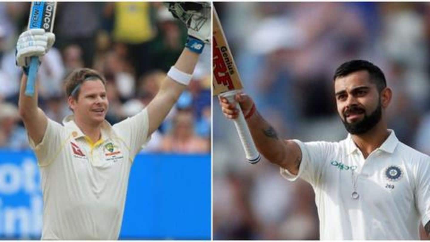 Smith registers better batting average than Kohli Smith registers better batting average than Kohli
