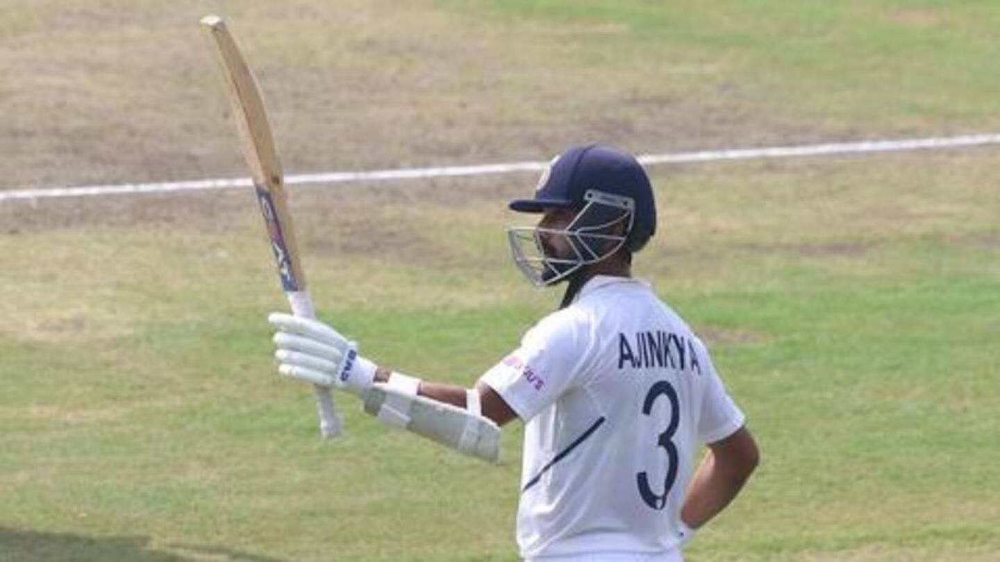 Rahane scripts numerous records with his 11th Test century Rahane scripts numerous records with his 11th Test century