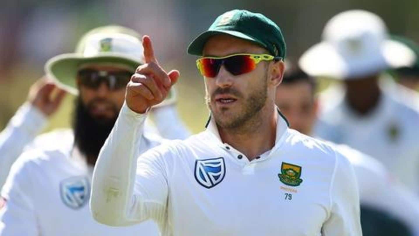 Du Plessis vents his frustration on social media Du Plessis vents his frustration on social media