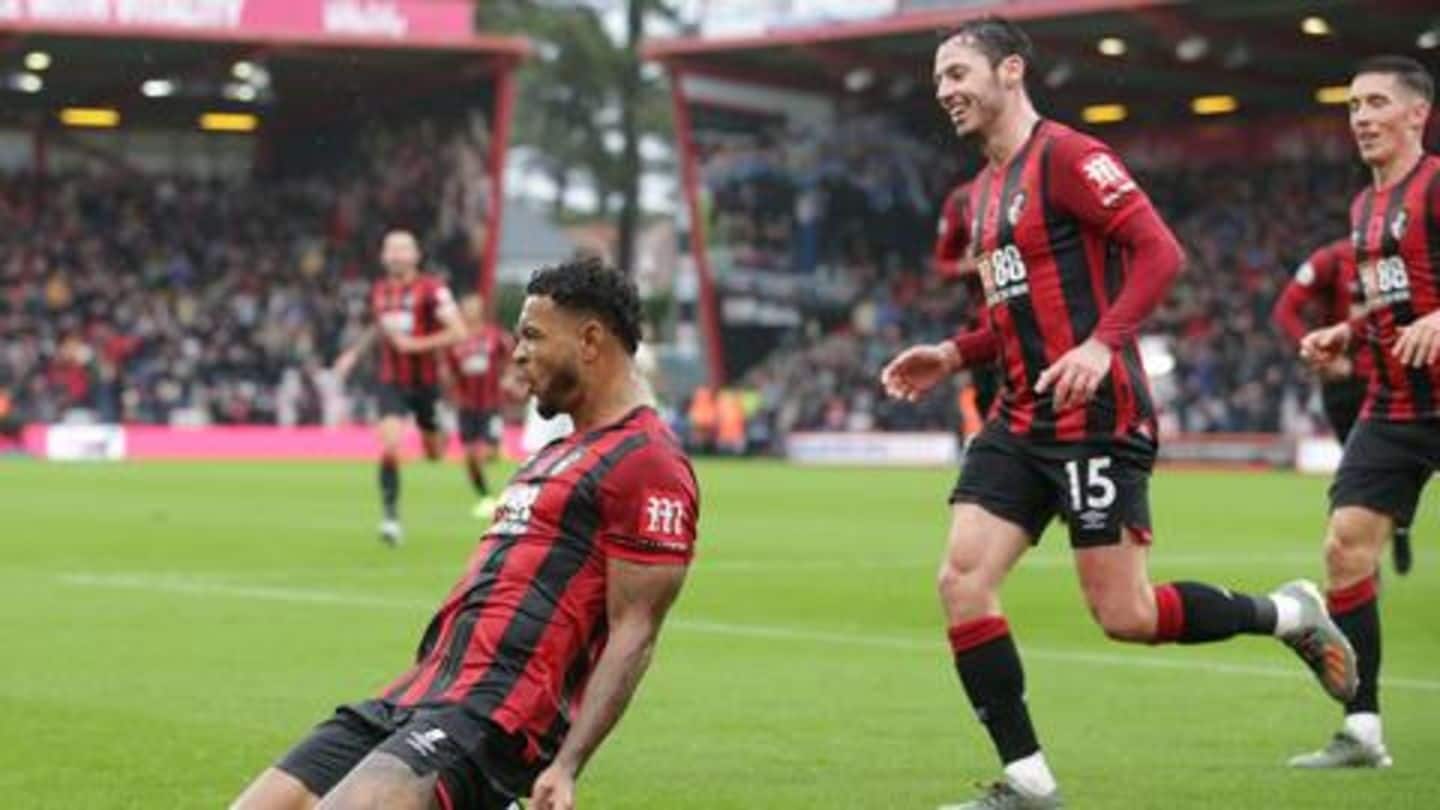 Premier League: Bournemouth end United's three-game unbeaten run