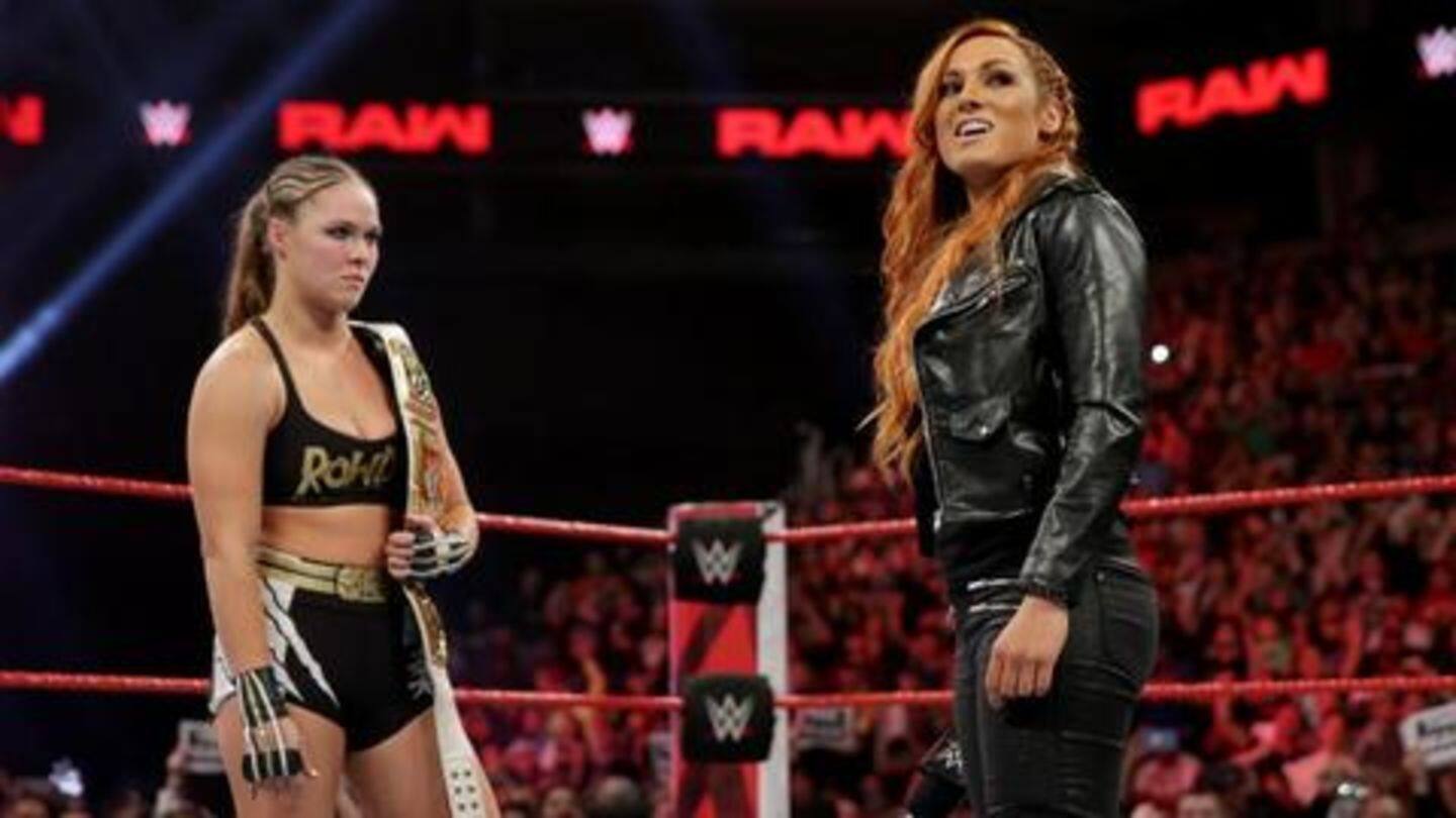 Ronda Rousey to return and face Becky Lynch at WrestleMania Ronda Rousey to return and face Becky Lynch at WrestleMania