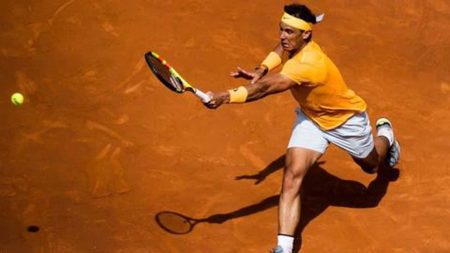 Nadal certainly dominates on clay Nadal certainly dominates on clay