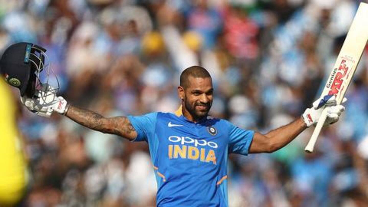 Happy Birthday Shikhar Dhawan: A look at his top moments