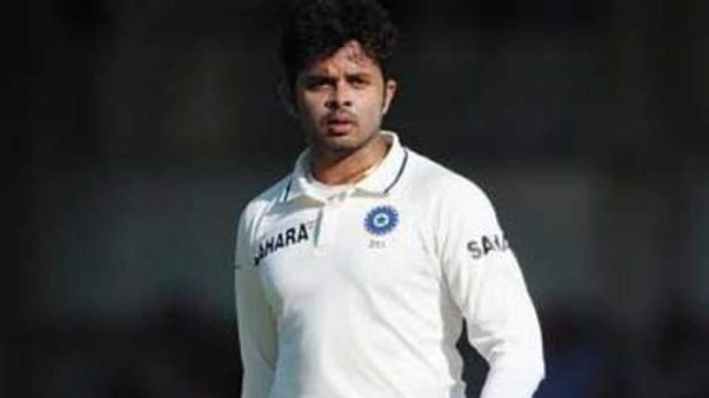 Will Sreesanth be able to finish with 100 Test wickets?
