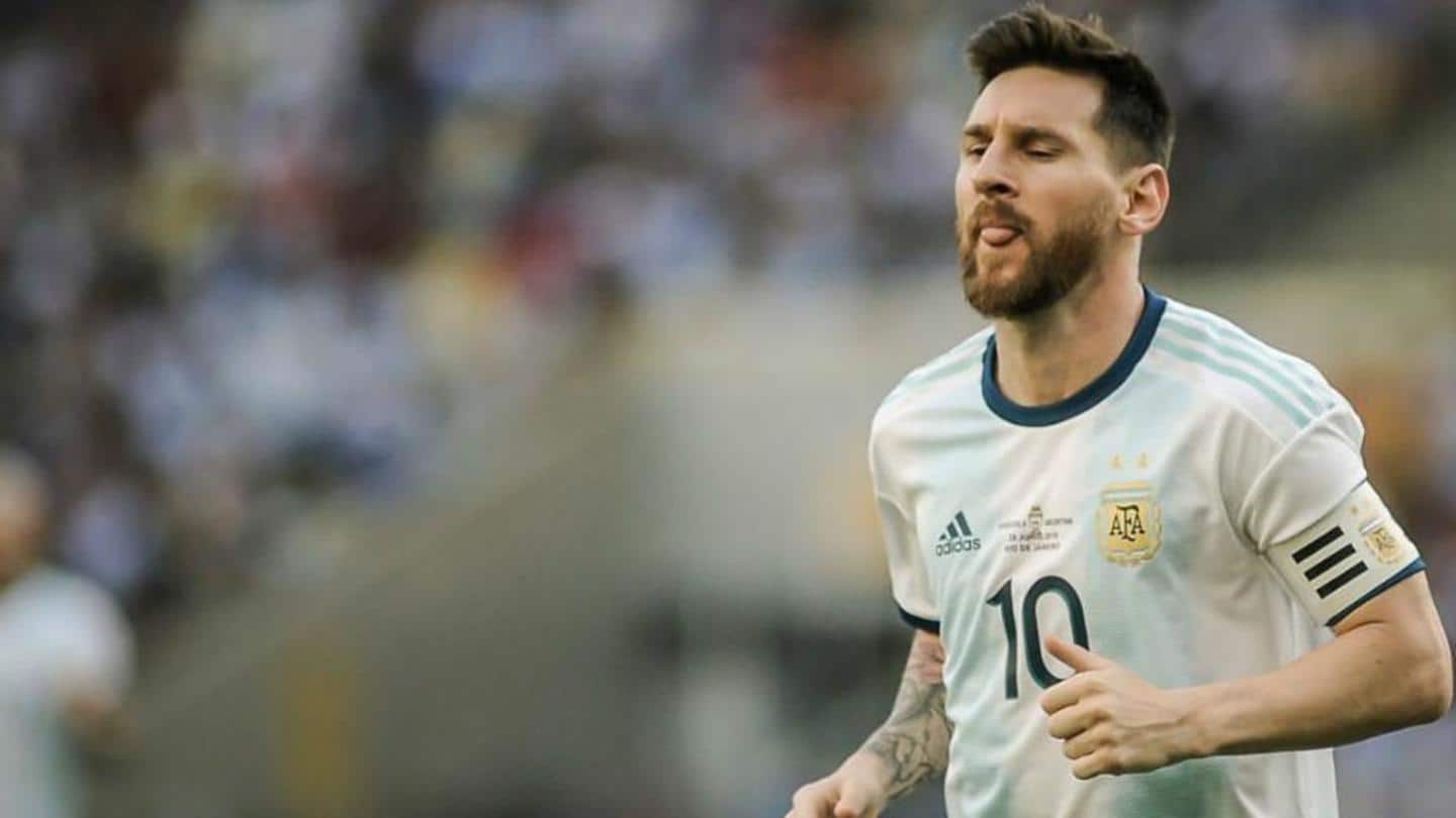 Records held by Messi in international football Records held by Messi in international football