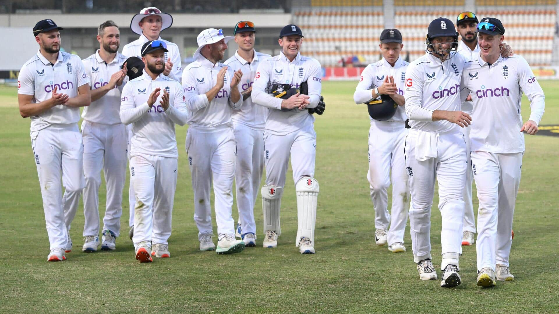 WTC: England consolidate fourth spot, Pakistan slip further down 