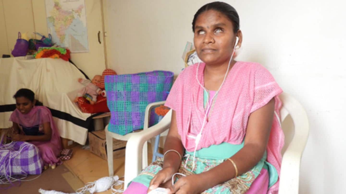 This 23-year-old visually impaired woman has scored 92% in PUC