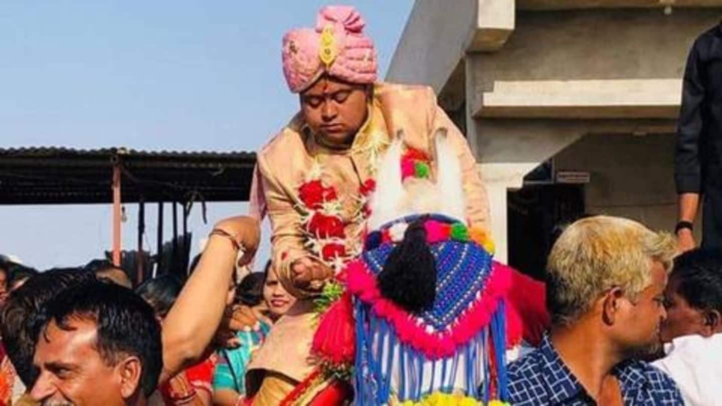 This 27-year-old had his wedding without a bride. Here's why