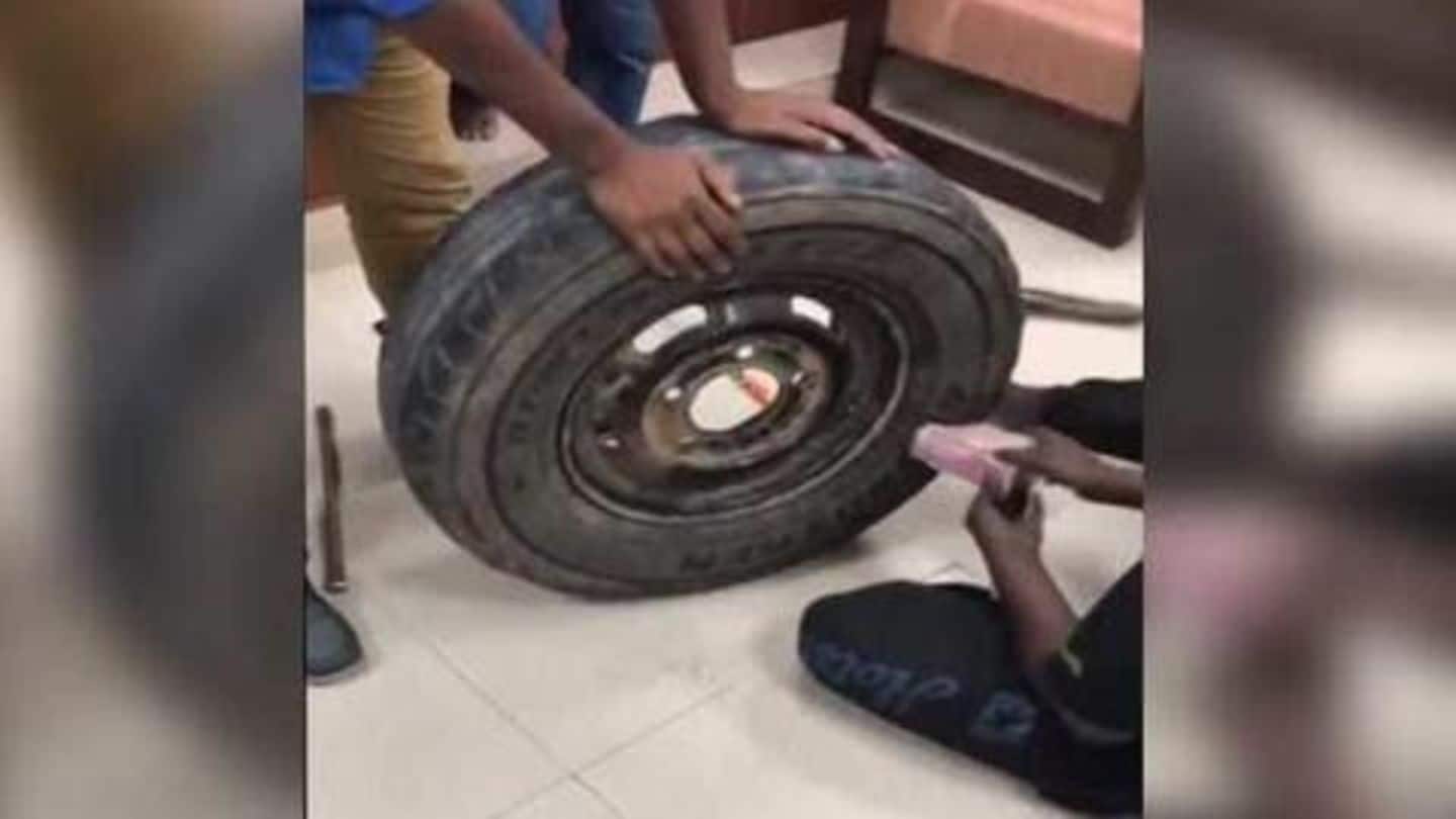 Karnataka: Cash worth Rs. 2.3 crore found inside spare tire