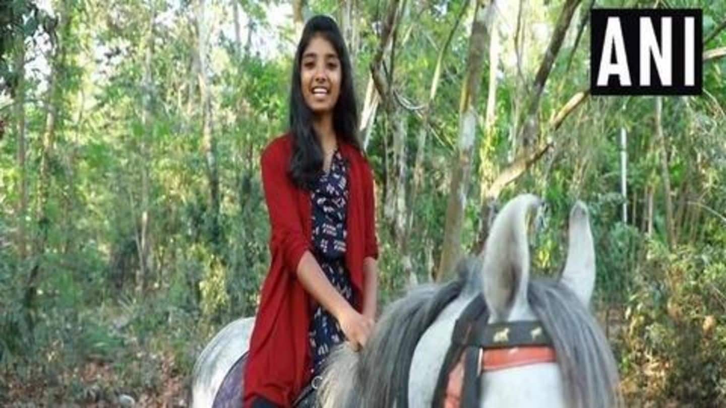 Kerala girl goes to school on a horse: Here's why