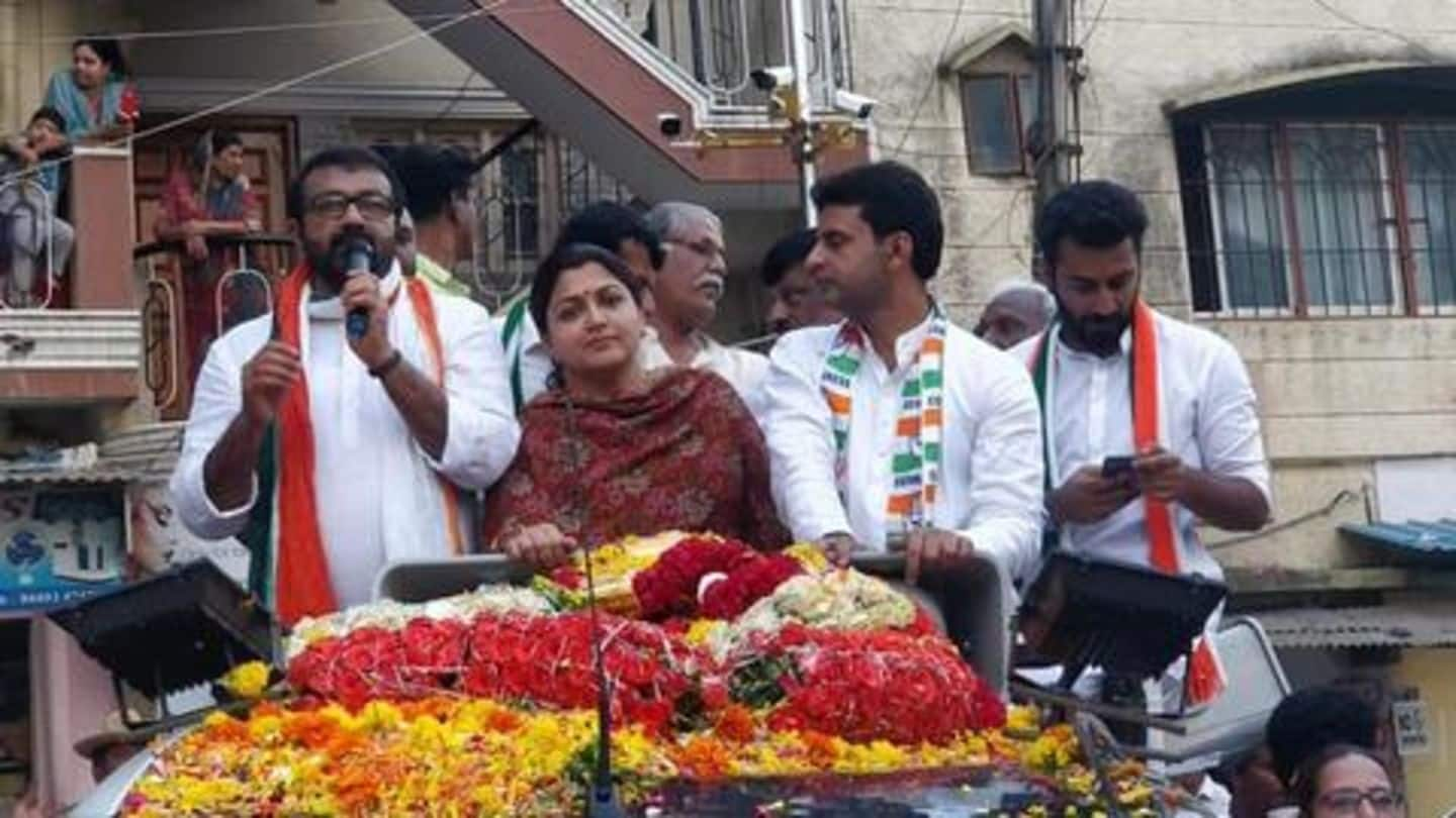 Bengaluru: Congress leader, Khushbu Sundar, slaps youth for misbehaving