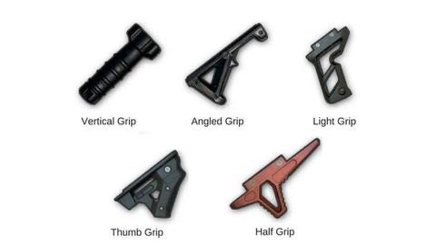 #GamingBytes: 'PUBG Mobile's weapon grips explained in detail