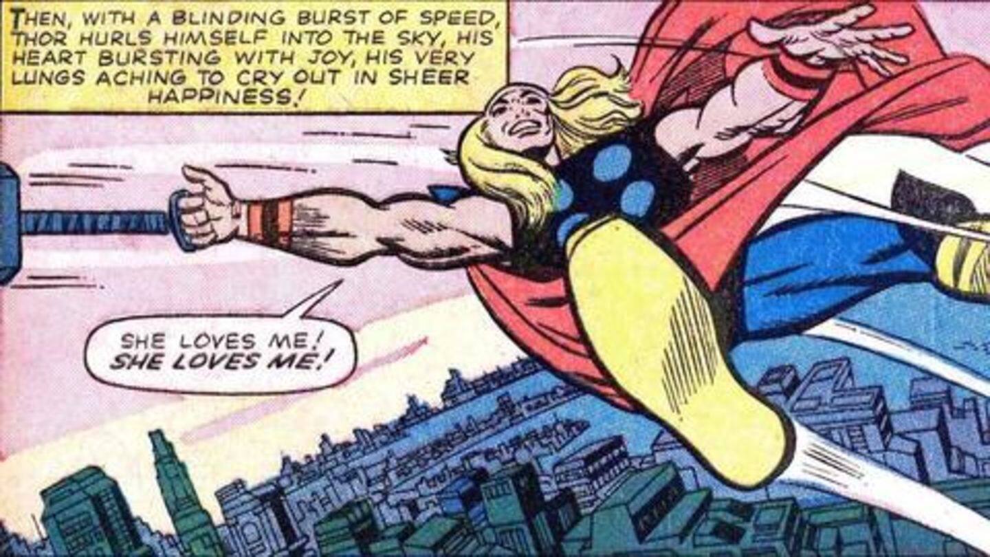 The hammer swinging God of Thunder/Humor The hammer swinging God of Thunder/Humor