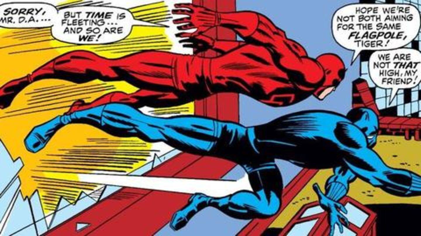 He shares a great bond with Daredevil He shares a great bond with Daredevil