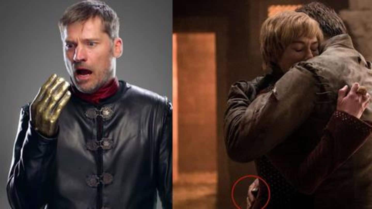 'GoT' commits another "blunder" with Jaime Lannister's hand. Fans hyperventilate