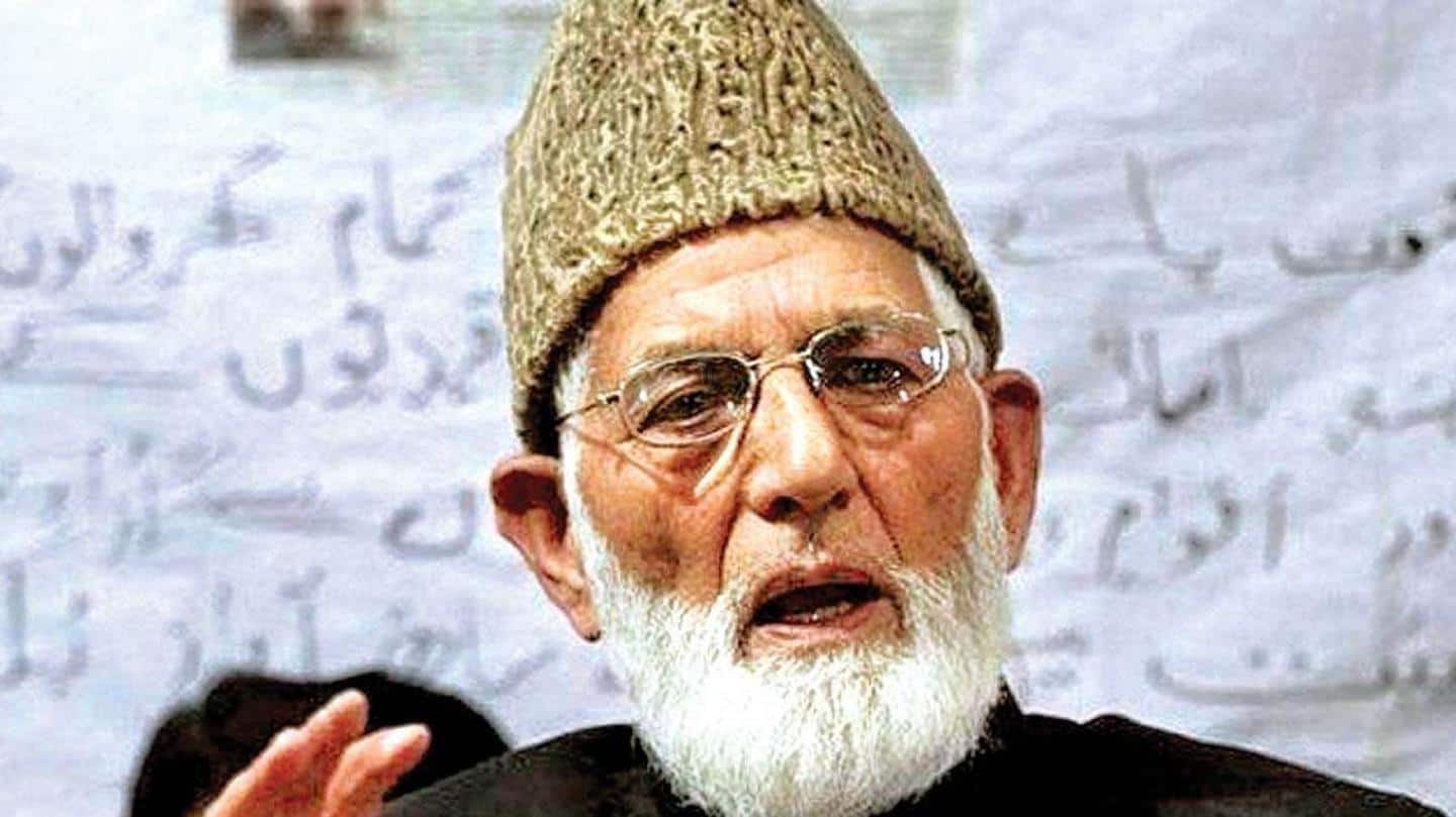 Syed Ali Shah Geelani, Kashmiri separatist leader, passes away