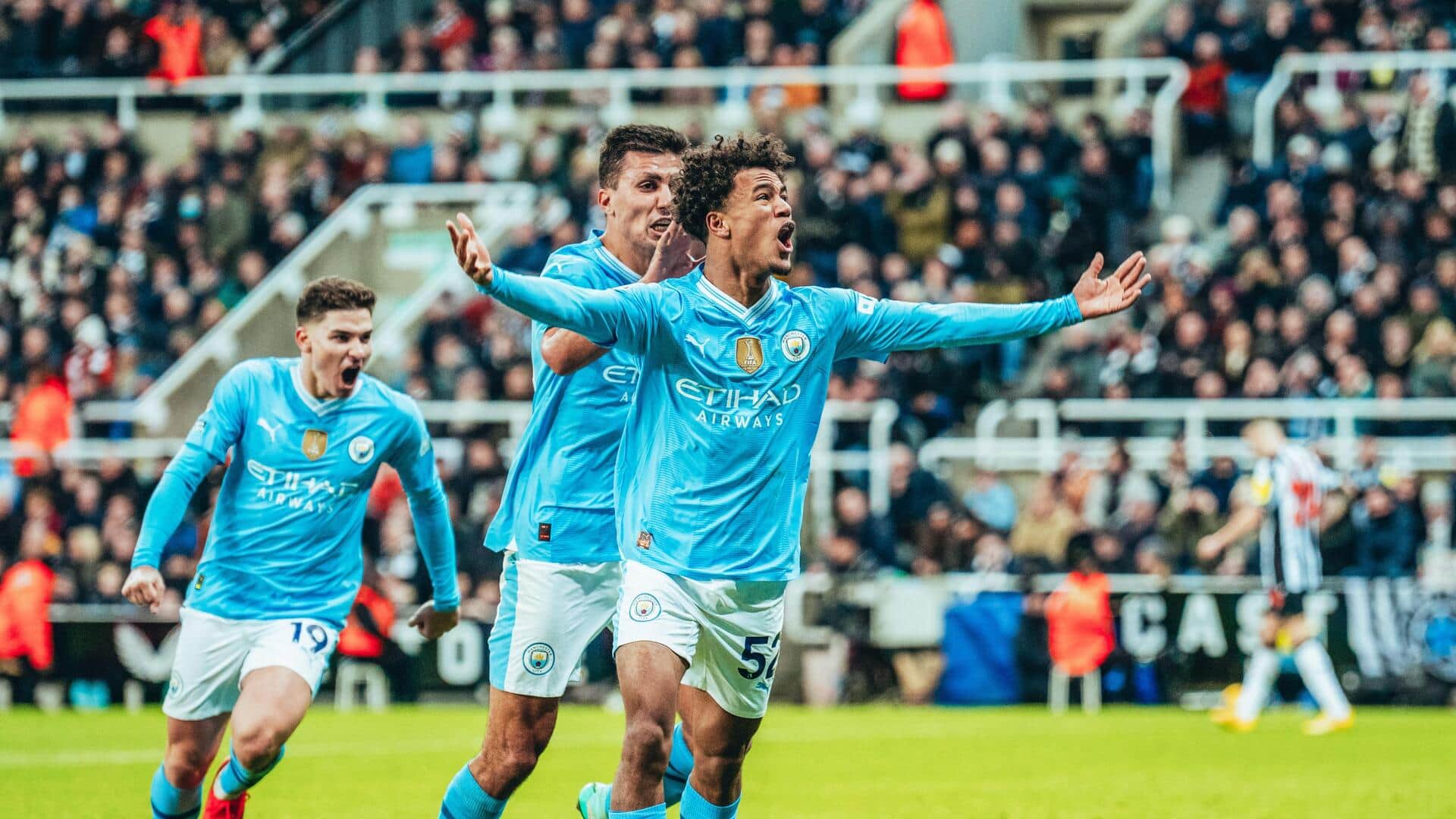 Manchester City come from behind to beat Newcastle United: Stats