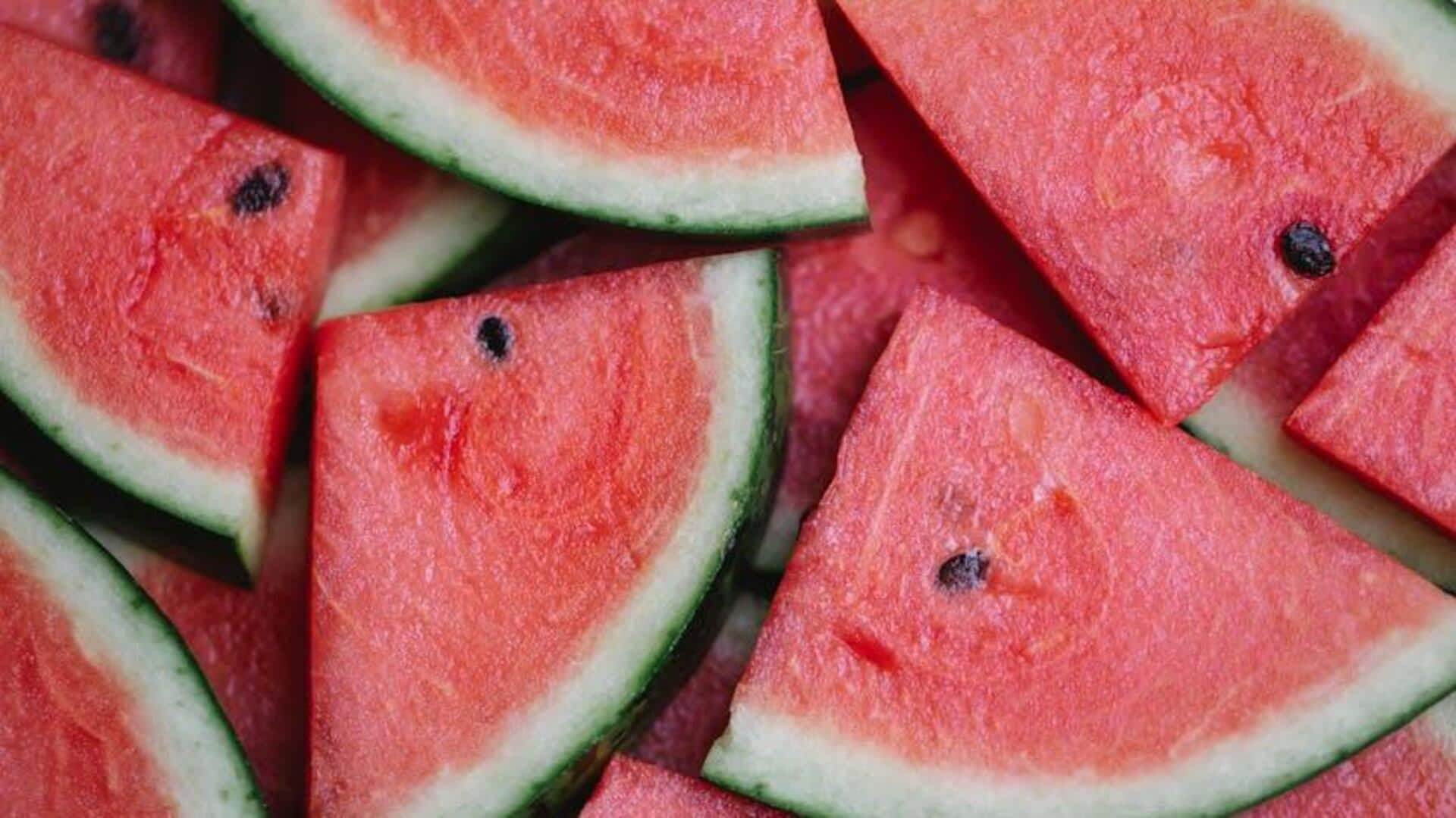 Refreshing African watermelon feasts