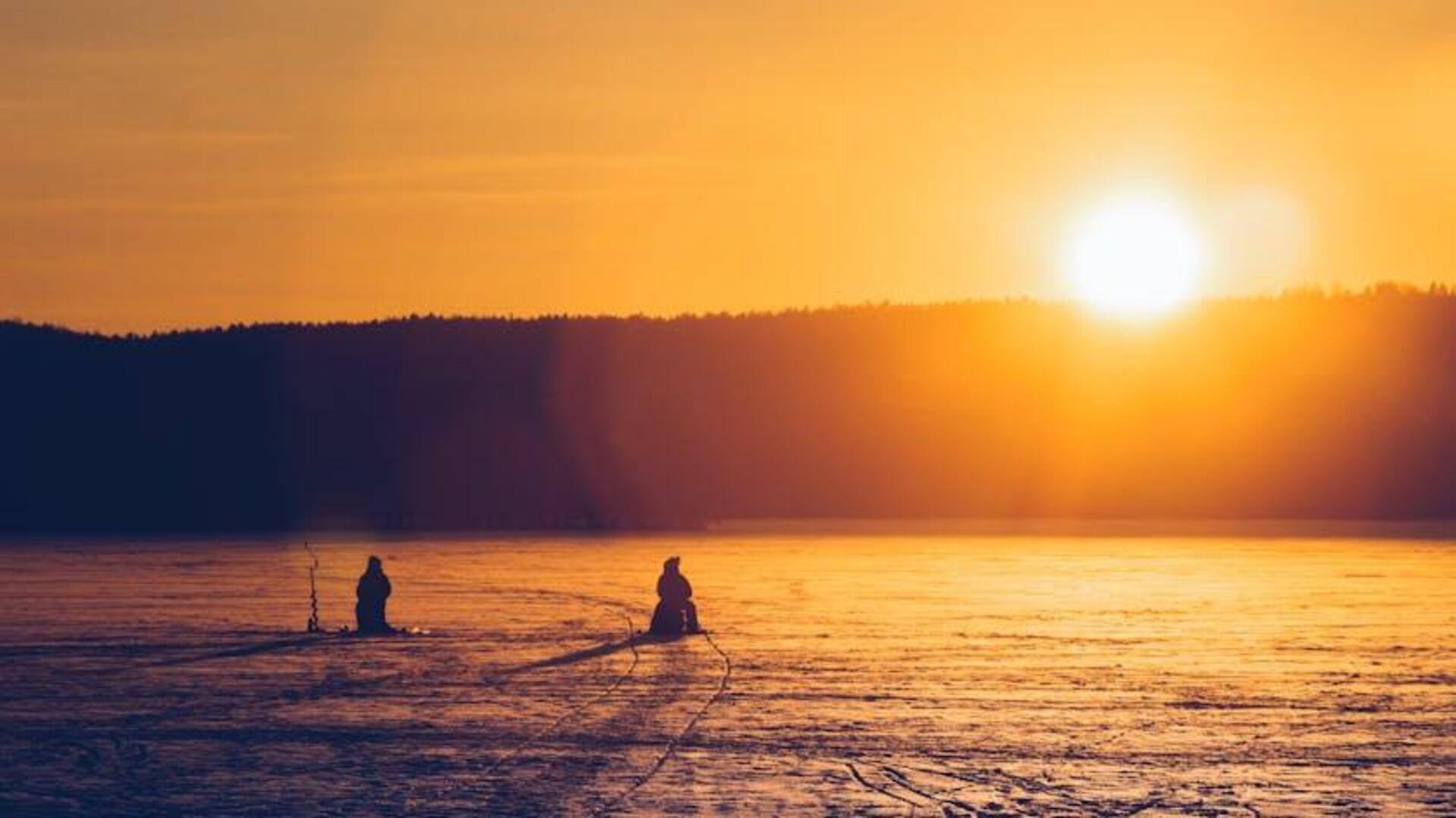 Experience serenity and adventure with polar ice fishing 