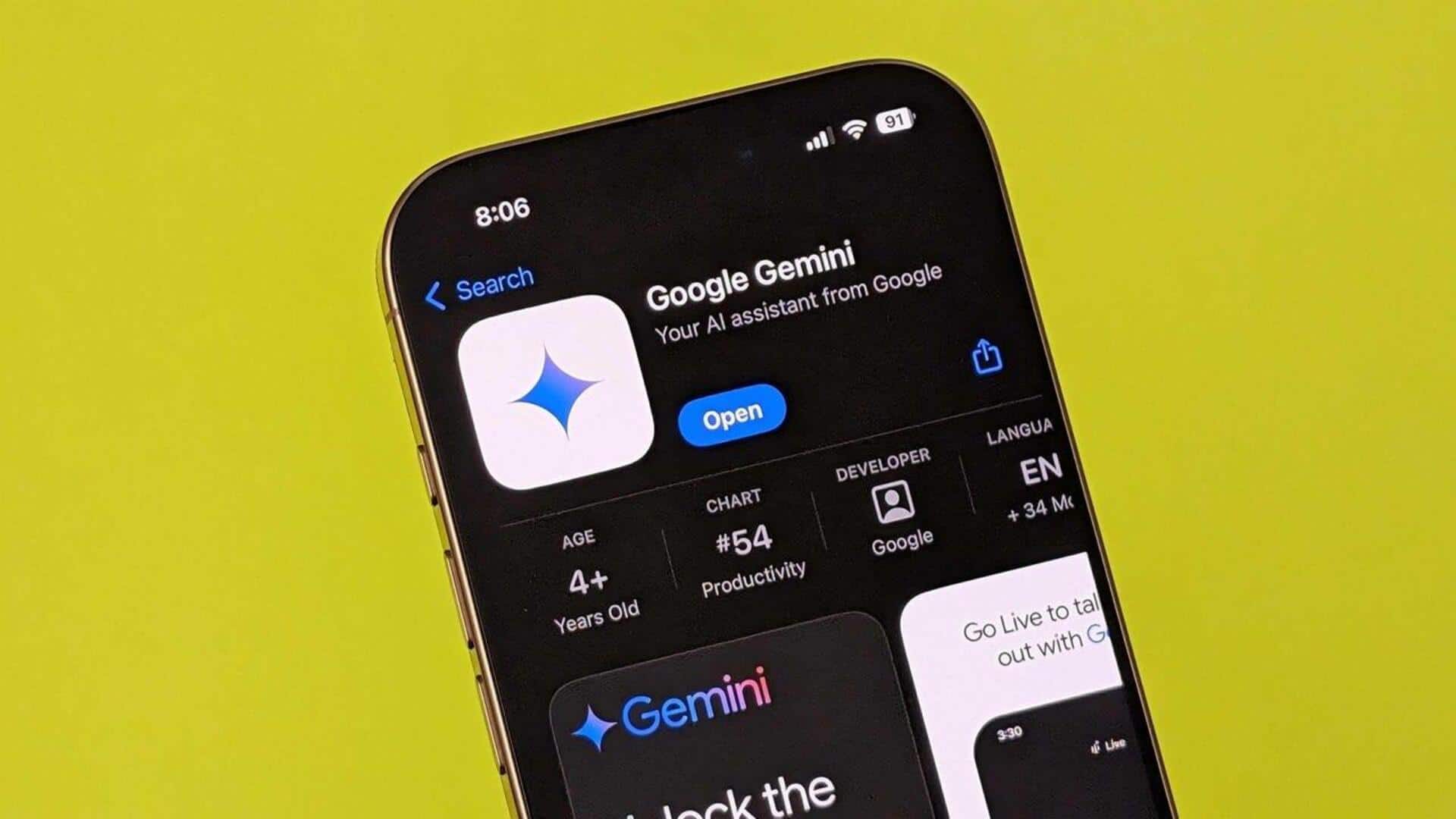 Google's Gemini app hits whopping 450M monthly active users