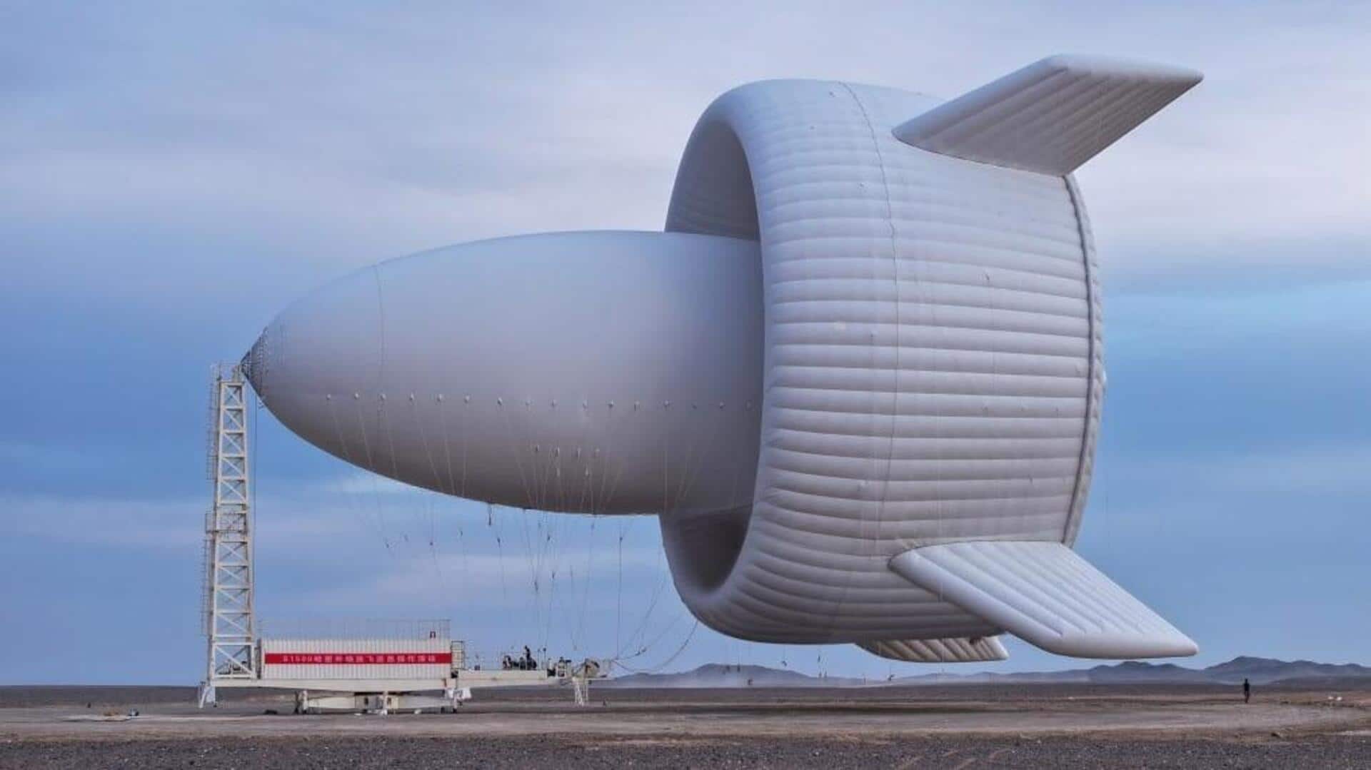 World's biggest, most powerful flying wind turbine launched in China