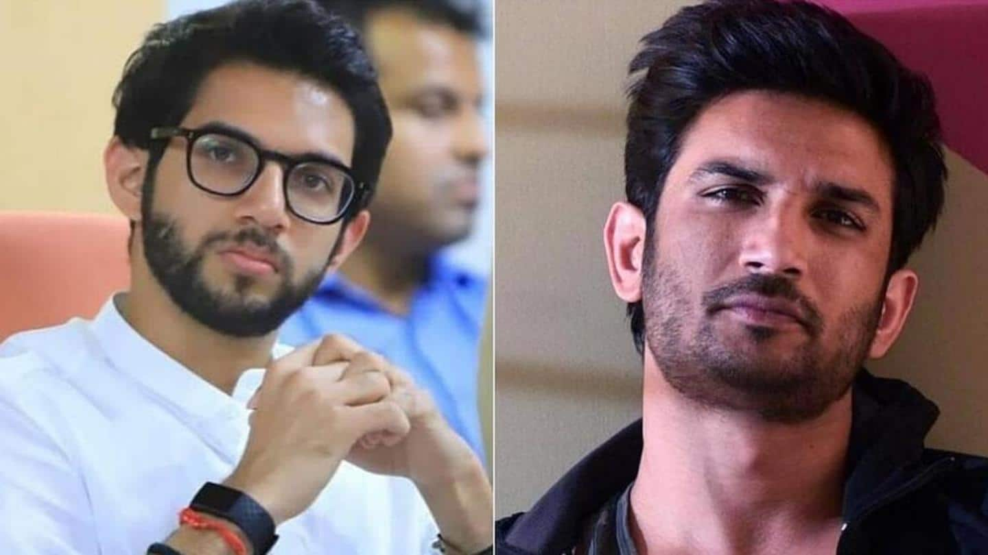 Conspiracy to link Aaditya Thackeray to SSR's death: Shiv Sena