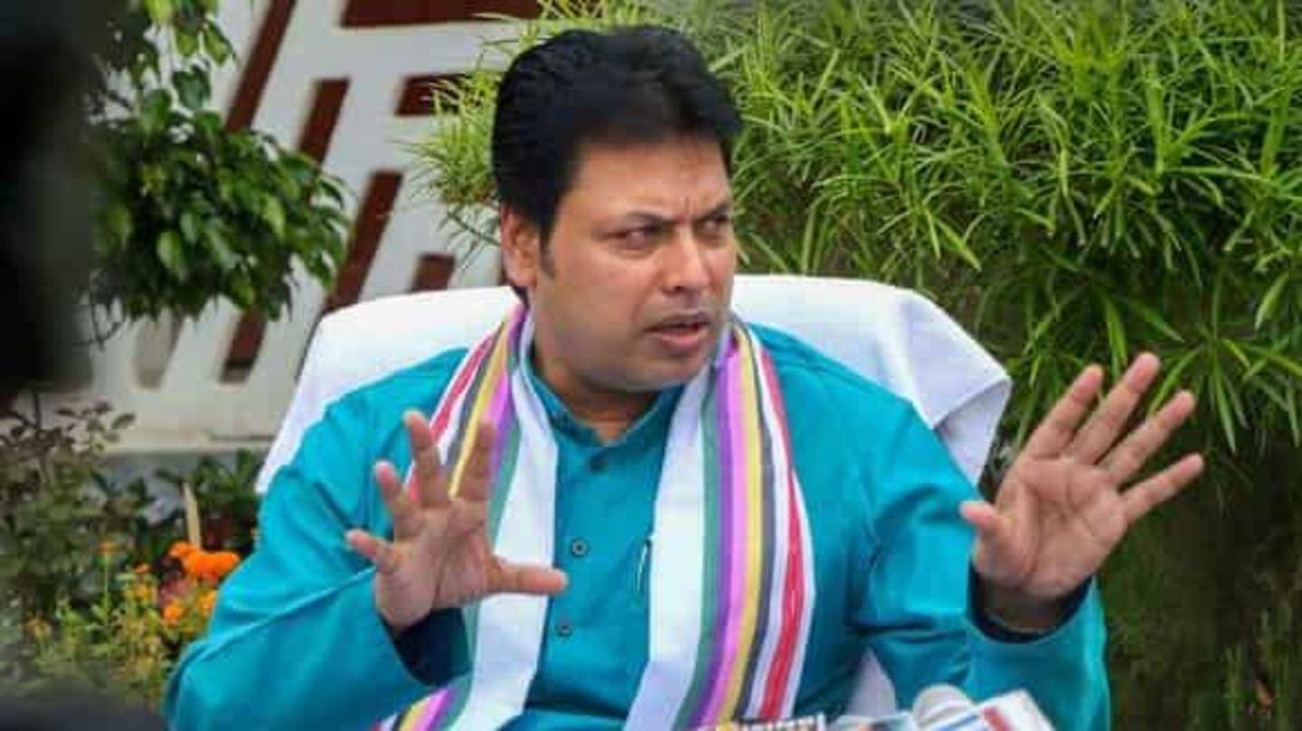 Tripura BJP MLAs camp in Delhi; demand CM's removal