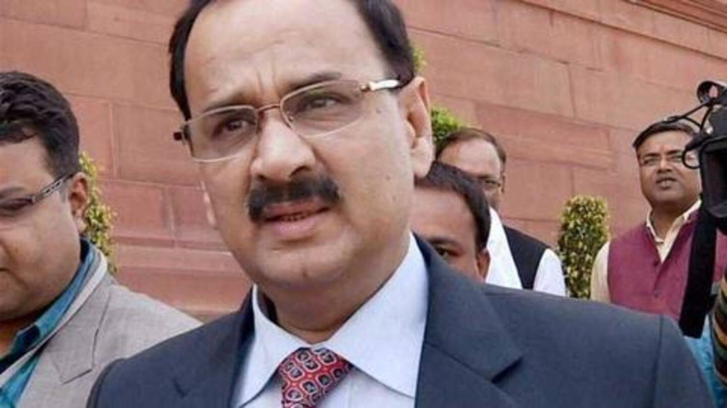However, Asthana alleged Verma took bribe from Sana However, Asthana alleged Verma took bribe from Sana