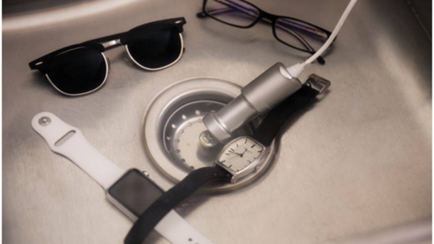 Device struggled to clean make-up items, vegetables Device struggled to clean make-up items, vegetables