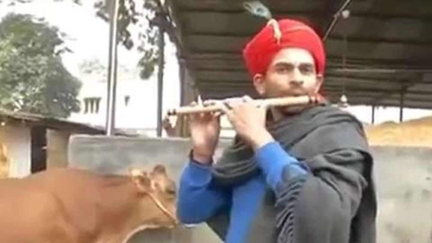 Yadav once dressed as Krishna; also acted in films Yadav once dressed as Krishna; also acted in films